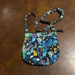 Vera Bradley Blue Floral Crossbody Bag